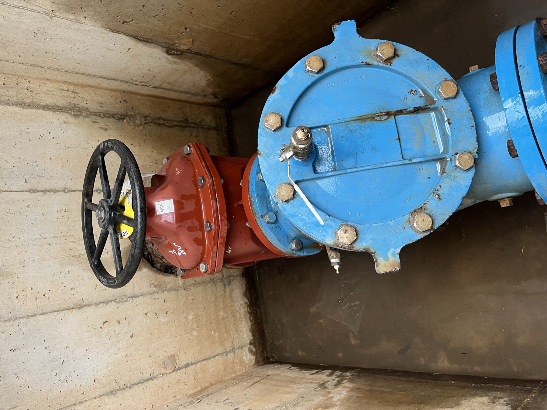 Underground Fire Line Services equipment and field work for Temple, Texas
