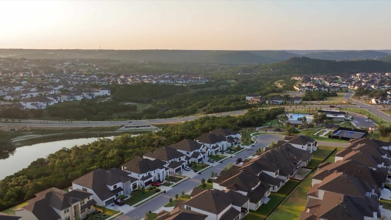 Hill Country neighborhood in Leander, Texas