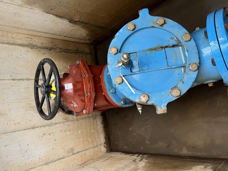 Underground Fire Line Services equipment and field work for Buda, Texas