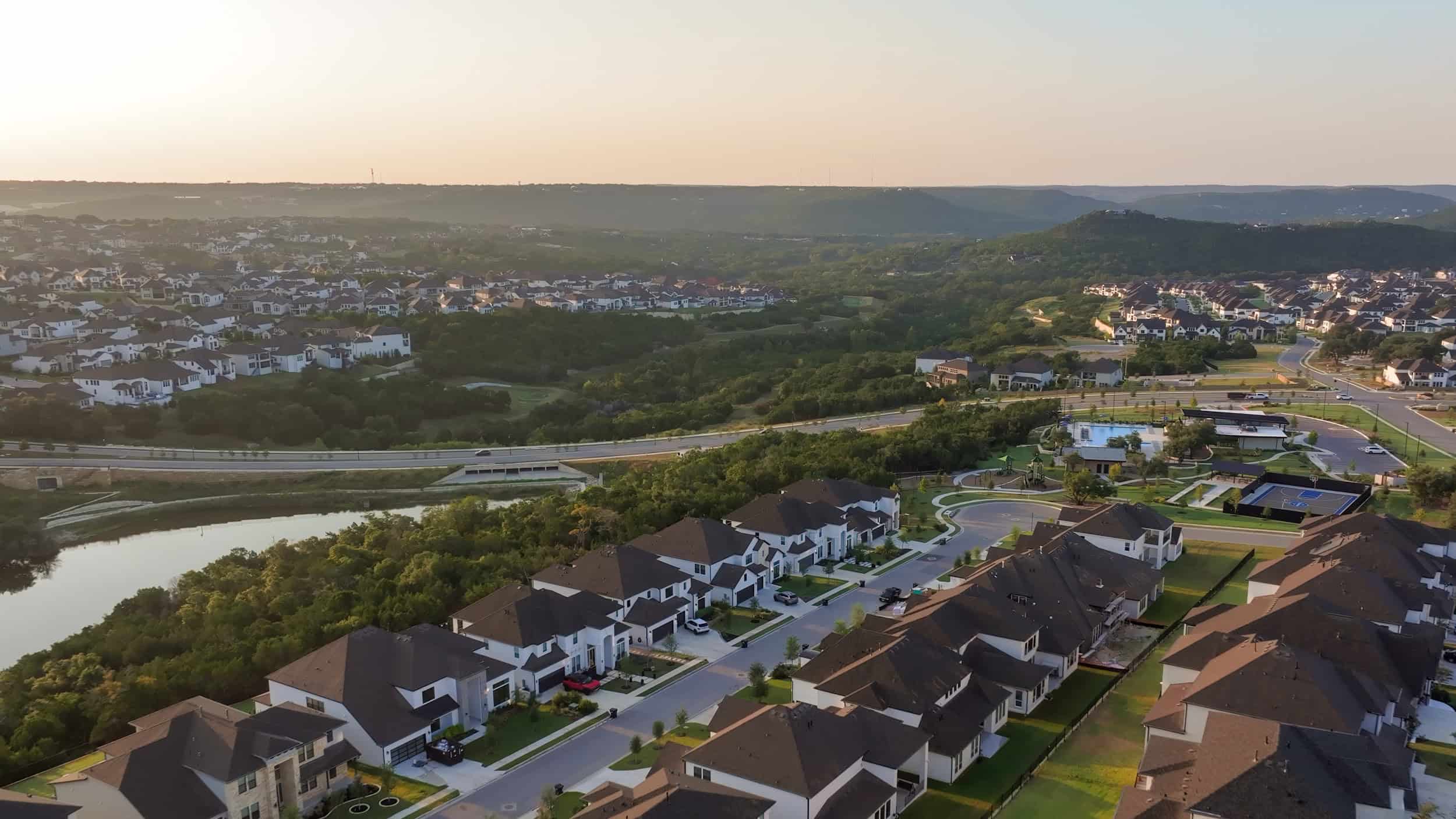 Hill Country neighborhood in Leander, Texas