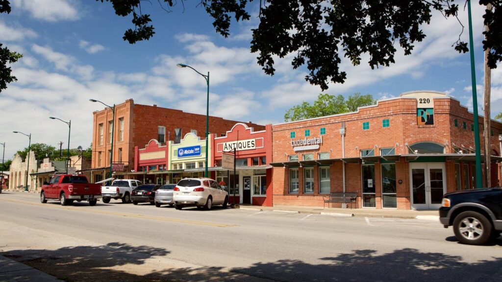 Aerial view of Buda, Texas